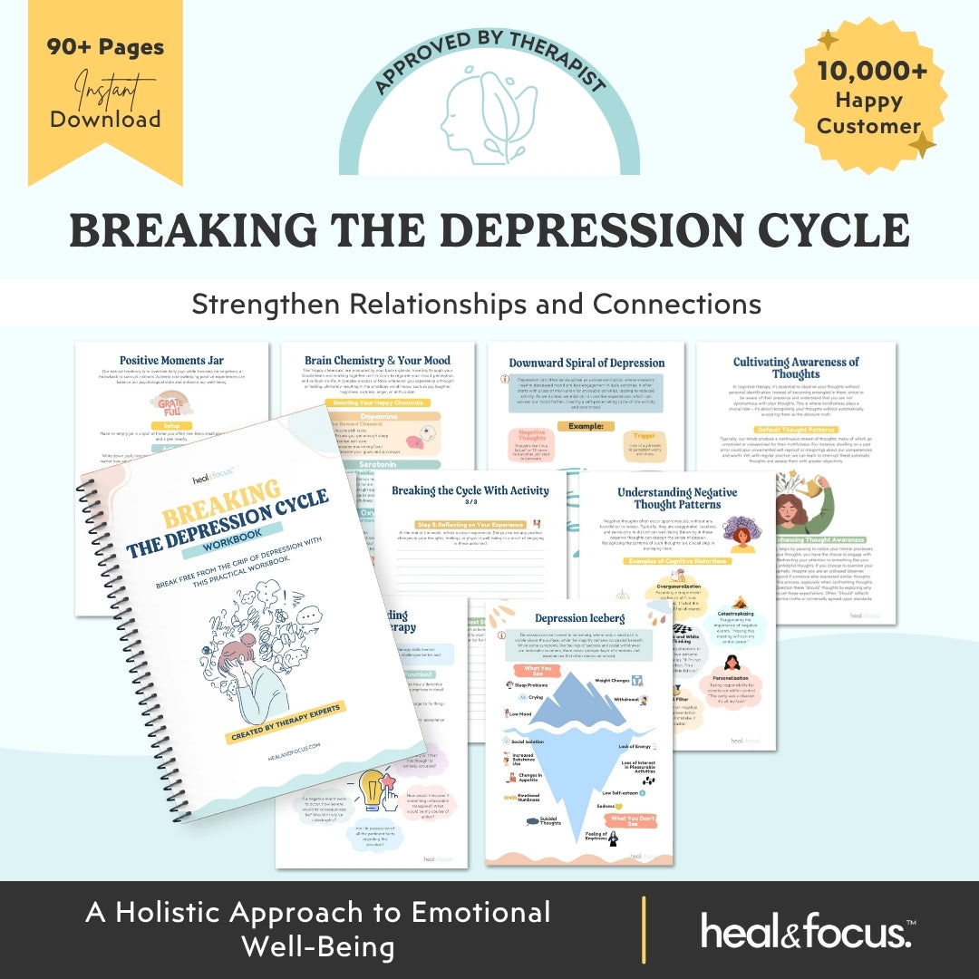 Breaking the Depression Cycle Workbook – Overcome Negative