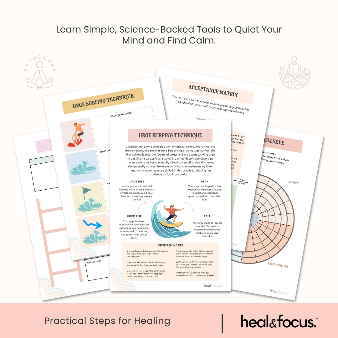 ACT Therapy Workbook – Calm Your Busy Mind