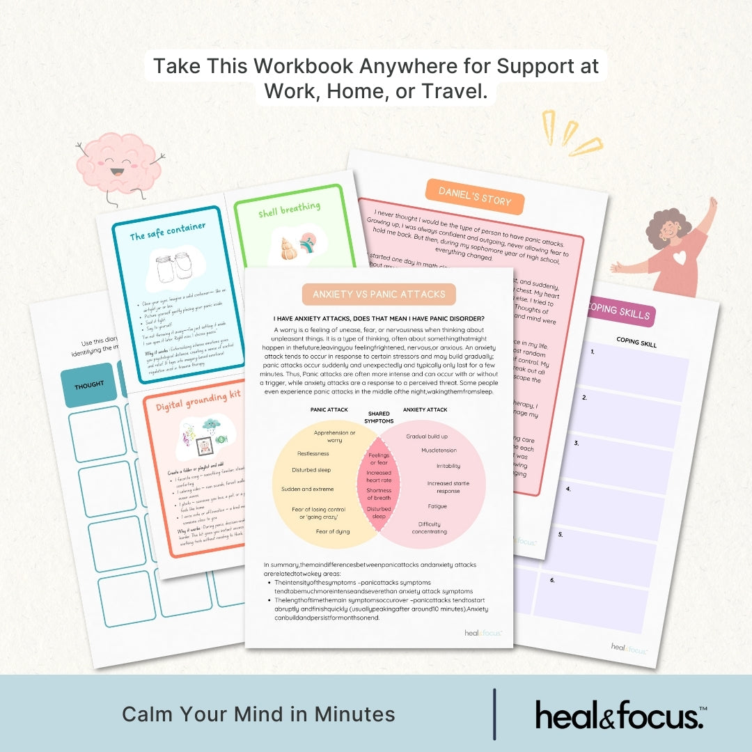 The Ultimate Panic Attack Relief Bundle – Cards & Worksheets for Calm, Control & Confidence