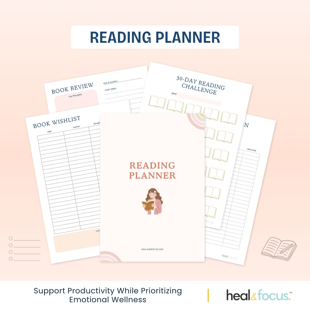 Ultimate ADHD Planner Bundle for Focus & Flow - Your Daily Compass to Productivity