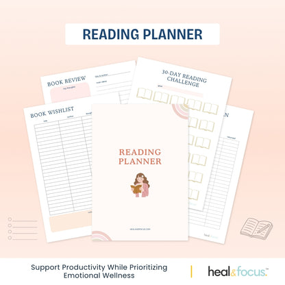 Ultimate ADHD Planner Bundle for Focus & Flow - Your Daily Compass to Productivity