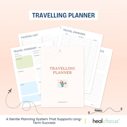 Ultimate ADHD Planner Bundle for Focus & Flow - Your Daily Compass to Productivity