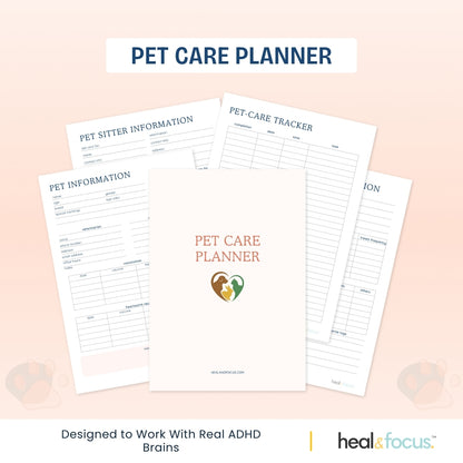 Ultimate ADHD Planner Bundle for Focus & Flow - Your Daily Compass to Productivity