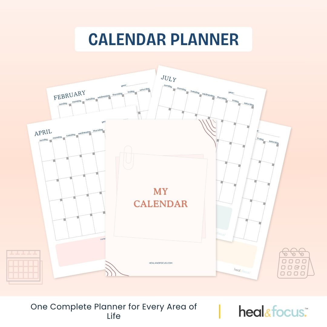 Ultimate ADHD Planner Bundle for Focus & Flow - Your Daily Compass to Productivity