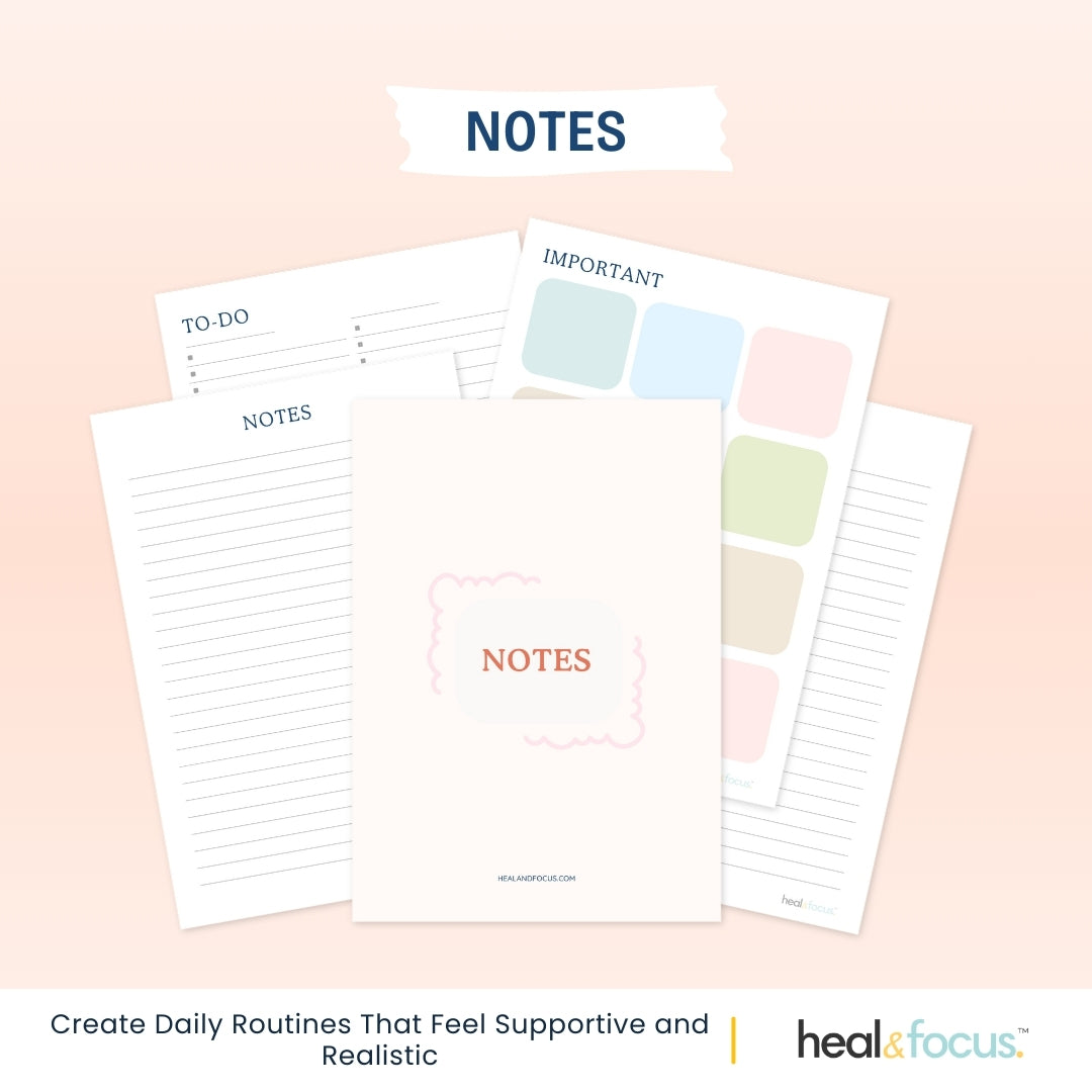 Ultimate ADHD Planner Bundle for Focus & Flow - Your Daily Compass to Productivity