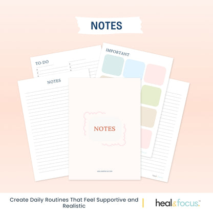 Ultimate ADHD Planner Bundle for Focus & Flow - Your Daily Compass to Productivity