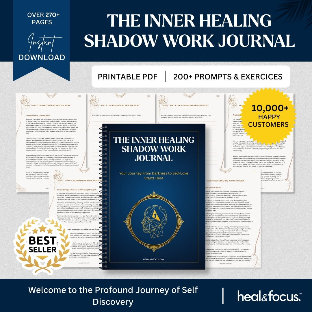 The Inner Healing Shadow Work Journal – 270+ Prompts for Deep Self-Discovery