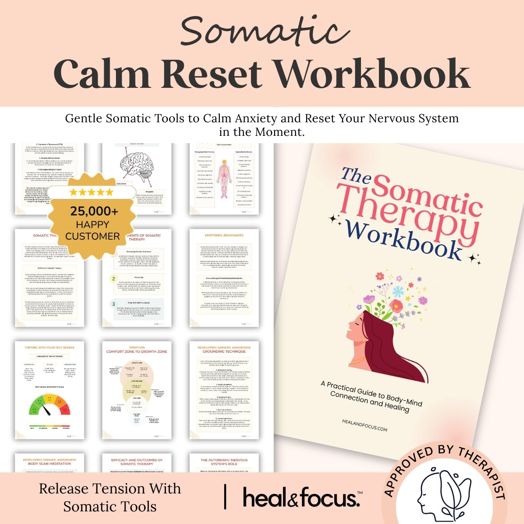 The Ultimate Somatic Therapy Workbook — Reset Anxiety, Heal Body & Mind with Grounding Tools