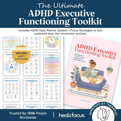 The Ultimate ADHD Executive Functioning Toolkit – Therapist-Designed Tools to Help Your Child Master Focus, Emotions & Daily Life