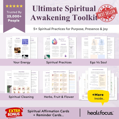 The Ultimate Spiritual Awakening Toolkit for Energy & Healing - 5+ Spiritual Practices for Purpose, Presence & Joy