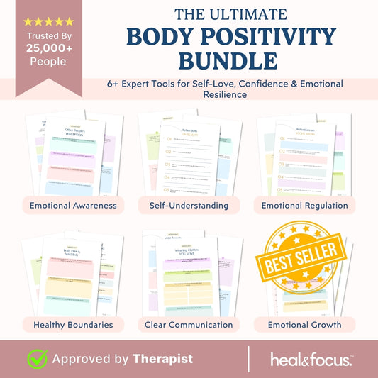 The Ultimate Body Positivity Growth & Gratitude Bundle – 6+ Expert Tools for Self-Love, Confidence & Emotional Resilience