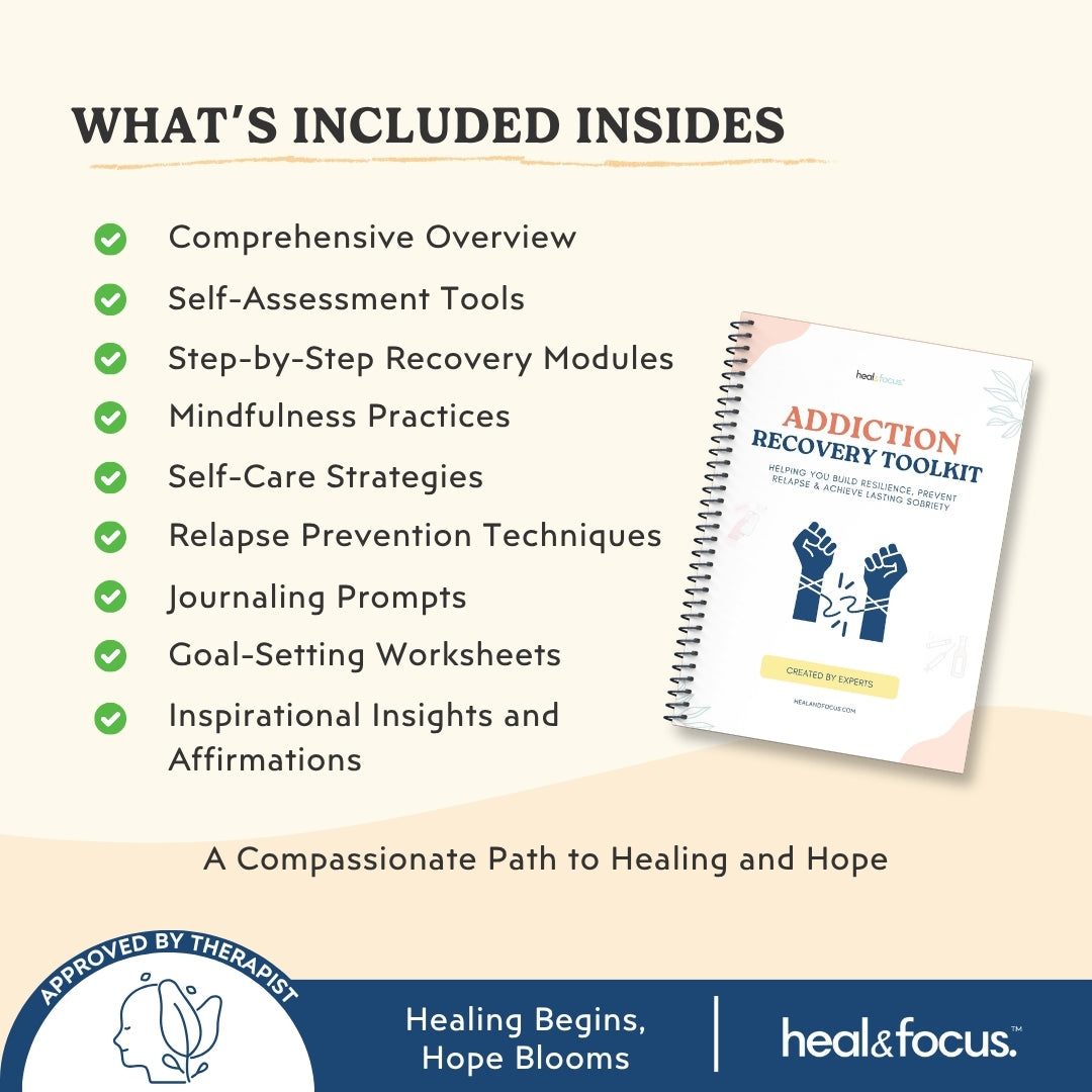 Compassionate Addiction Recovery Toolkit | Build Resilience, Prevent Relapse & Heal with Expert 6+ Tools