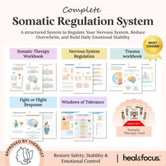 The Ultimate Somatic Therapy Workbook: Reset Anxiety, Heal Body & Mind with Grounding Tools
