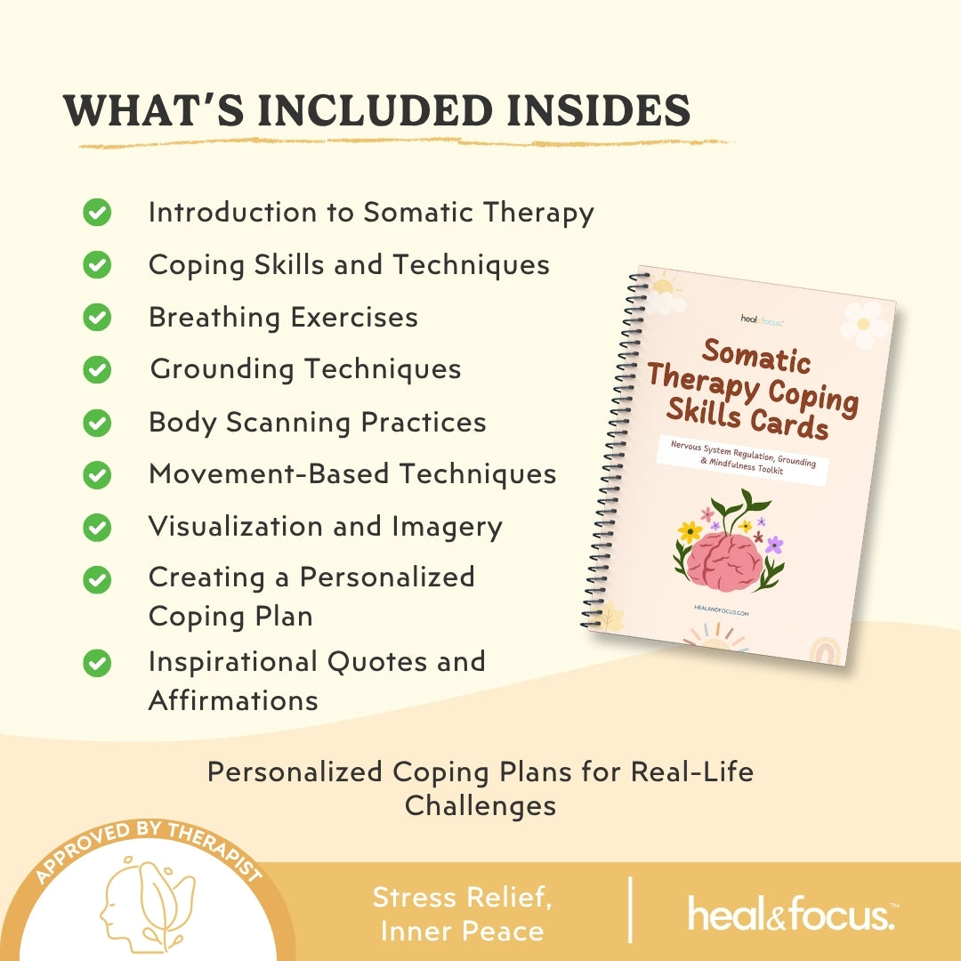 Somatic Therapy Coping Skills Cards – Body-Based Grounding Tools