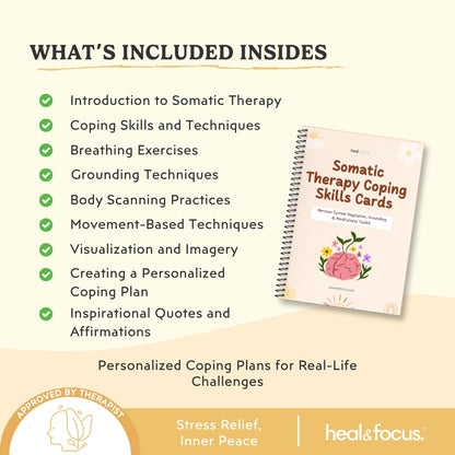 Somatic Therapy Coping Skills Cards – Body-Based Grounding Tools