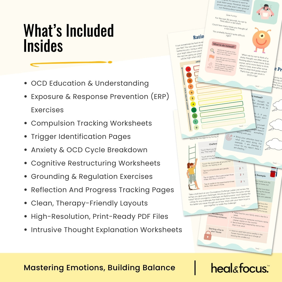 Ultimate OCD Therapy Management Workbook – Break the OCD Cycle for Good