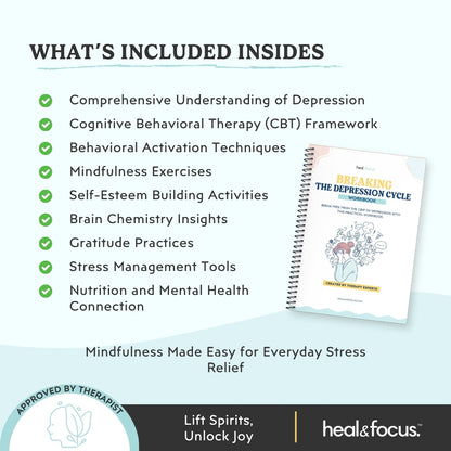 Breaking the Depression Cycle Workbook | Healing, Growth & more.