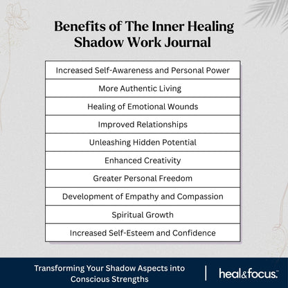 The Inner Healing Shadow Work Journal – 270+ Prompts for Deep Self-Discovery
