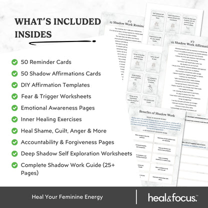 Shadow Workbook Bundle – Understand Your Triggers & Unlock Inner Strength