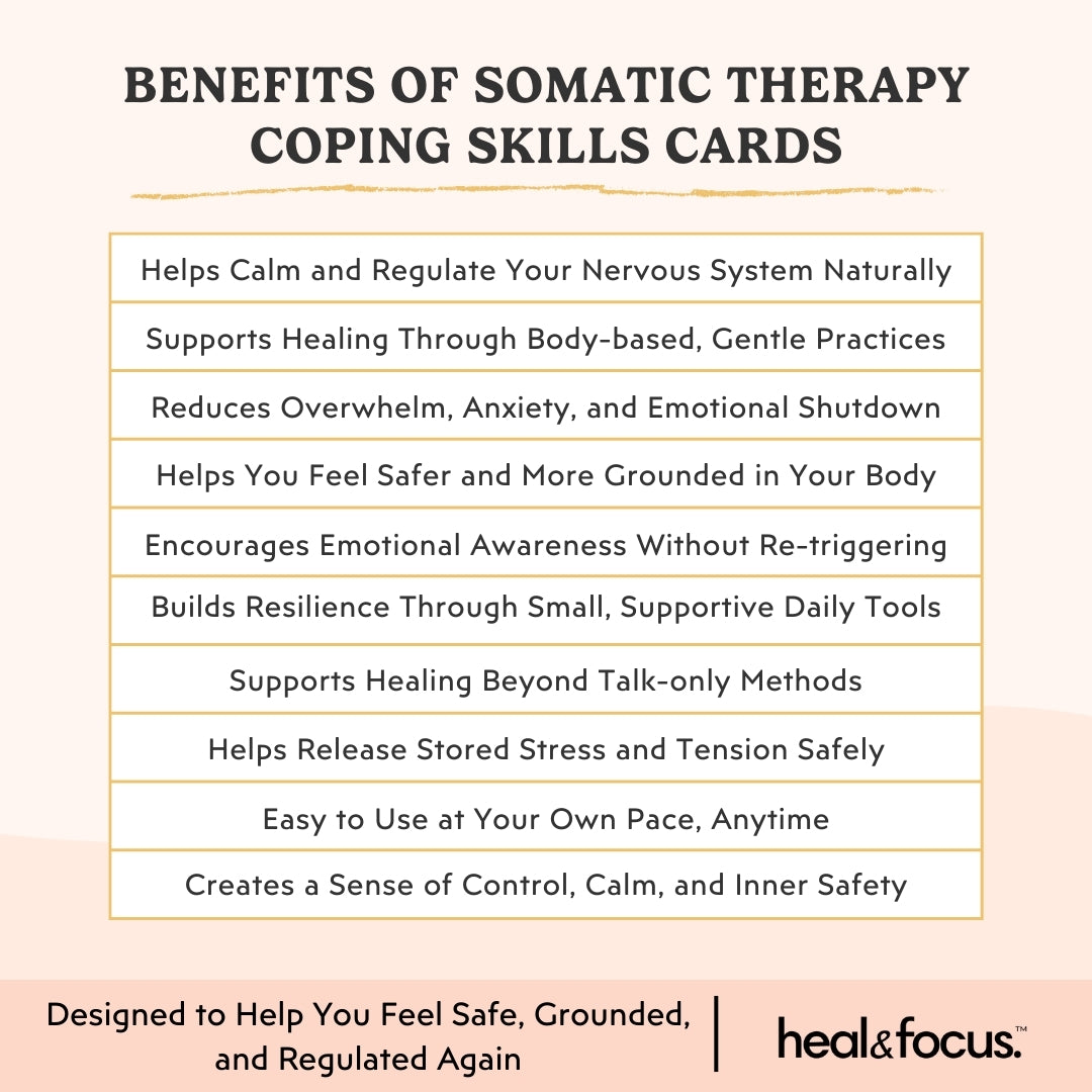 The Ultimate Somatic Therapy Workbook — Reset Anxiety, Heal Body & Mind with 7+ Grounding Tools