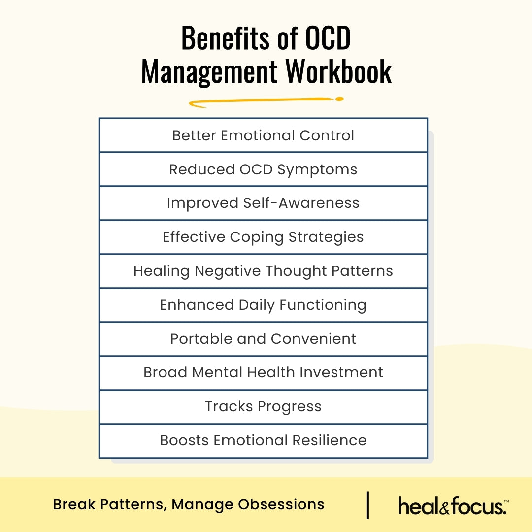 Ultimate OCD Therapy Management Workbook – Break the OCD Cycle for Good