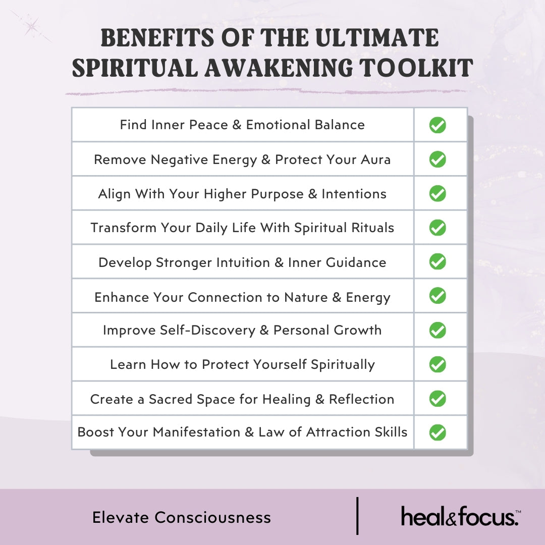 The Ultimate Spiritual Awakening Toolkit for Energy & Healing - 5+ Spiritual Practices for Purpose, Presence & Joy