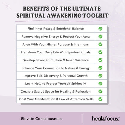 The Ultimate Spiritual Awakening Toolkit for Energy & Healing - 5+ Spiritual Practices for Purpose, Presence & Joy