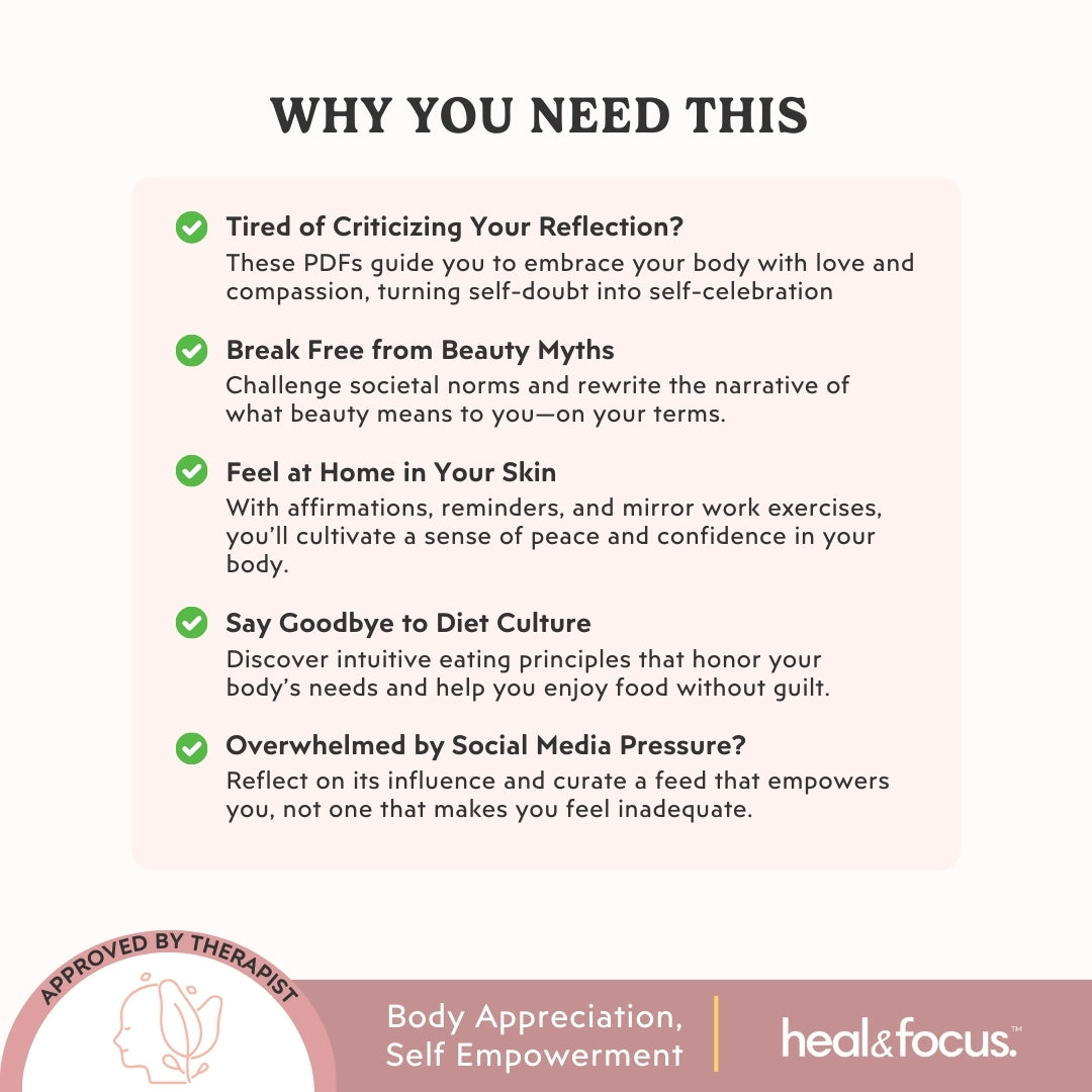 The Ultimate Body Positivity Growth & Gratitude Bundle – 6+ Expert Tools for Self-Love, Confidence & Emotional Resilience