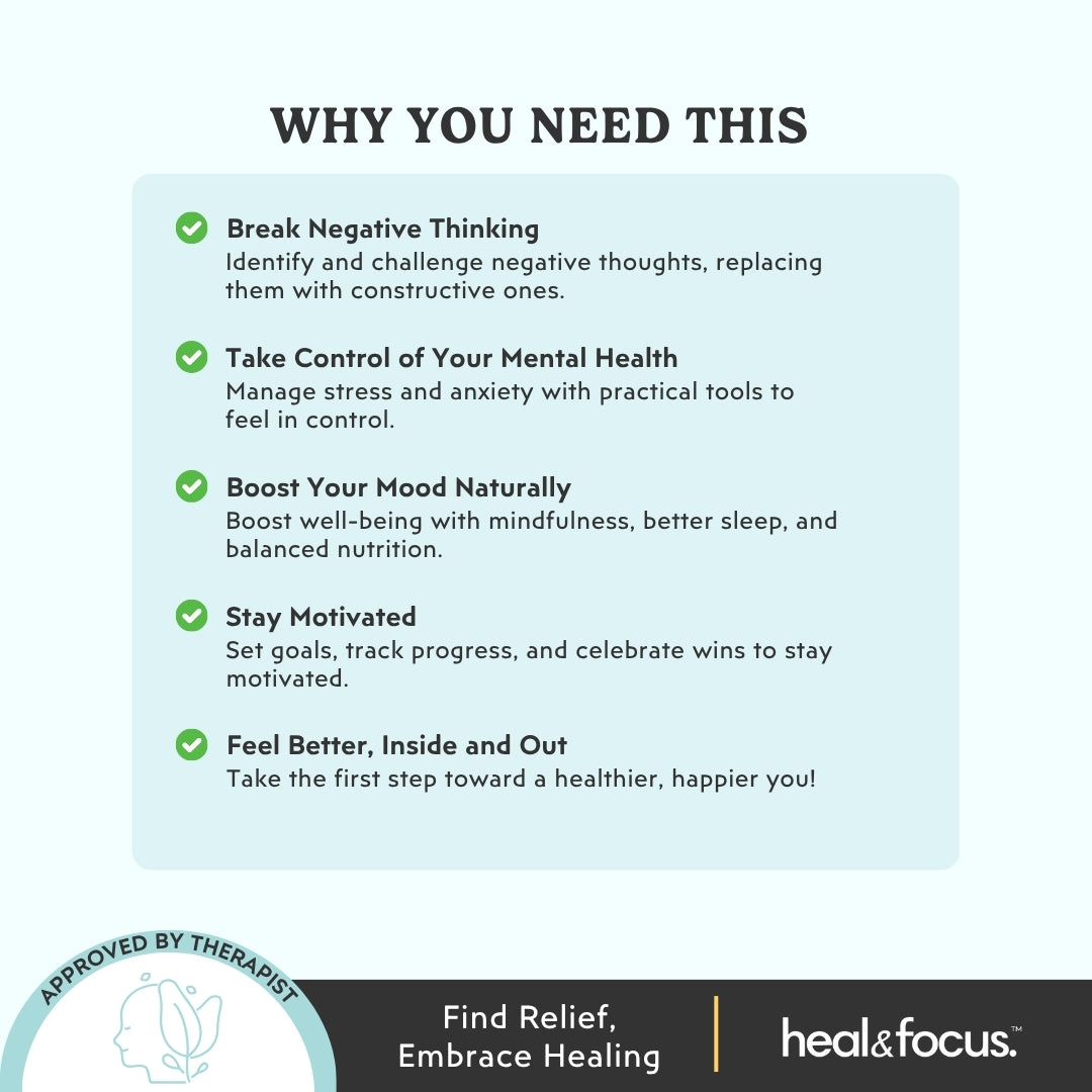 Breaking the Depression Cycle Workbook – Overcome Negative