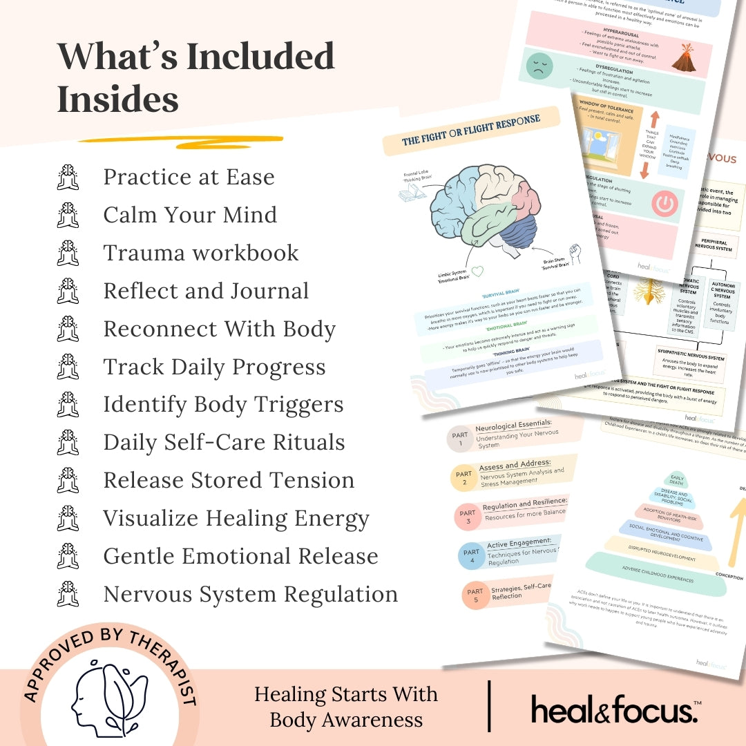 The Ultimate Somatic Therapy Workbook — Reset Anxiety, Heal Body & Mind with Grounding Tools