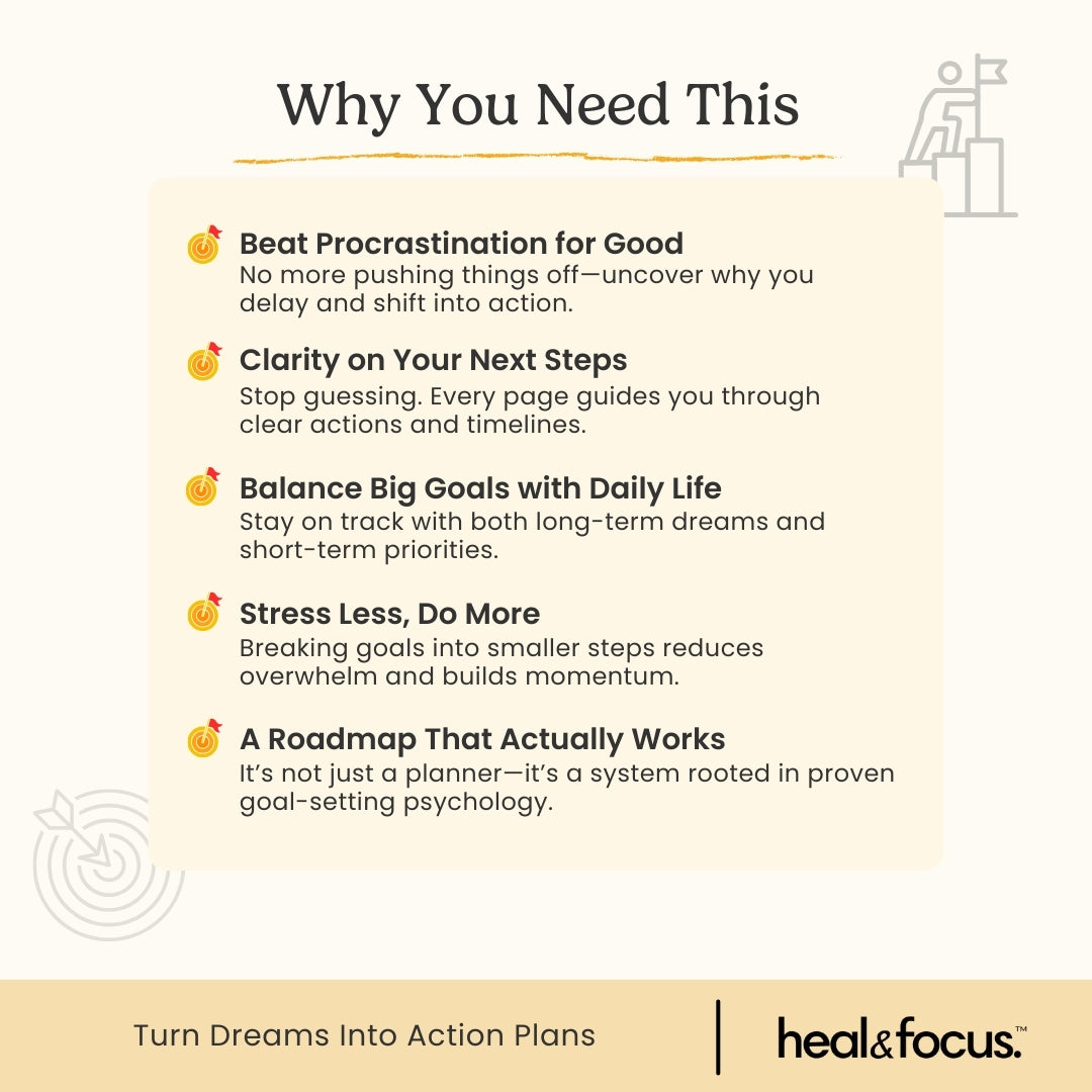 Ultimate Goal Setting Workbook Bundle – Conquer Procrastination & Achieve More