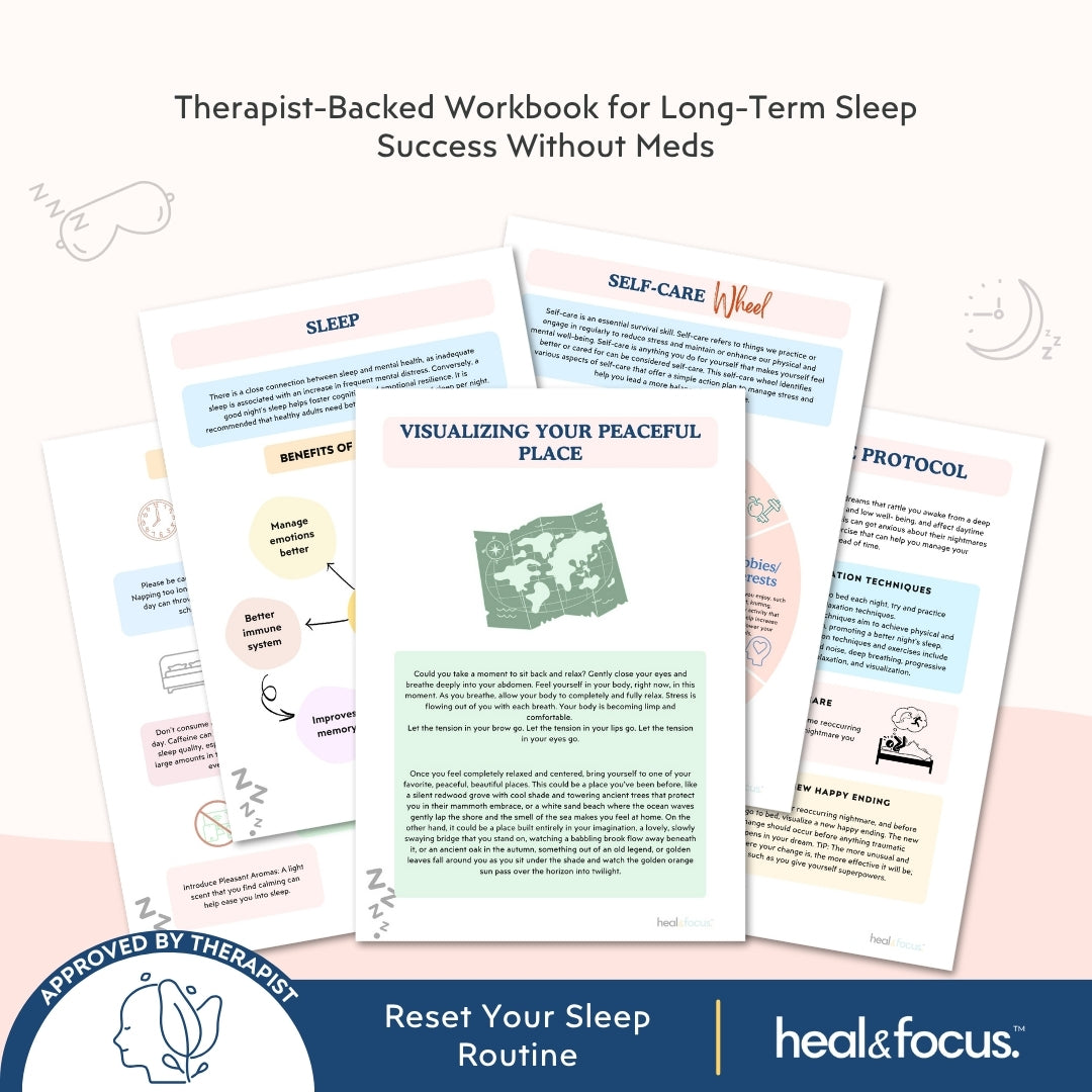 Sleep Hygiene Workbook – Build Restful Routines & Sleep Better Naturally