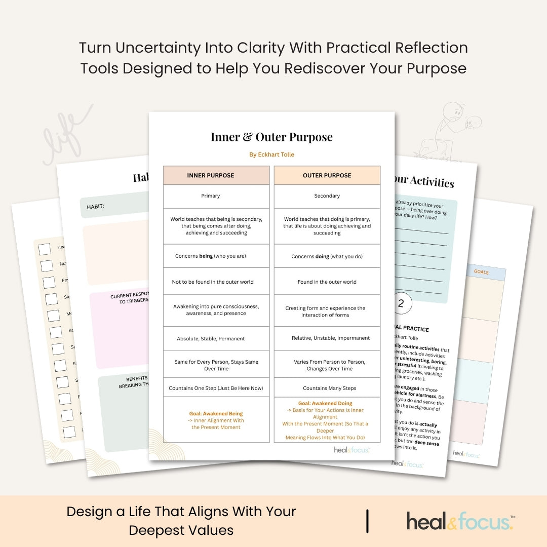 Life Purpose Workbook – Discover Your Meaning, Values & Direction