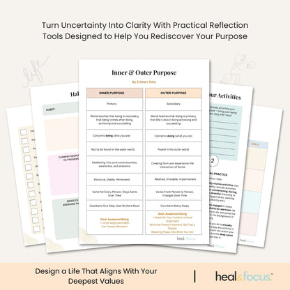 Life Purpose Workbook – Discover Your Meaning, Values & Direction