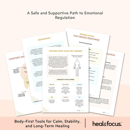 The Ultimate Somatic Therapy Workbook — Reset Anxiety, Heal Body & Mind with 7+ Grounding Tools