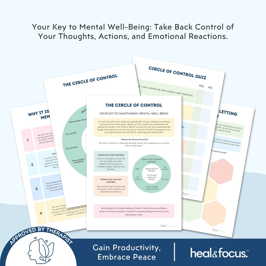 Circle of Control – Stress & Anxiety Management Workbook