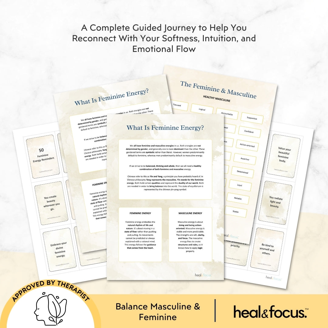 Feminine Energy Workbook Bundle – Unlock Your Divine Feminine Flow