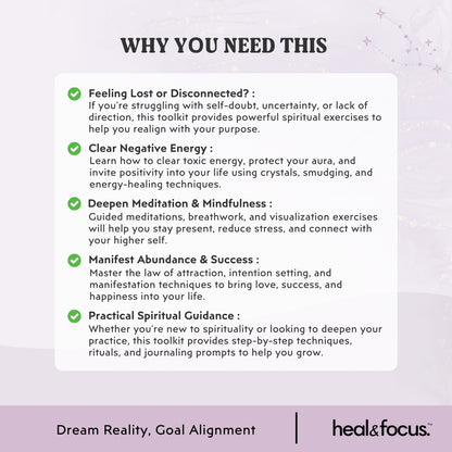 The Ultimate Spiritual Awakening Toolkit for Energy & Healing - 5+ Spiritual Practices for Purpose, Presence & Joy