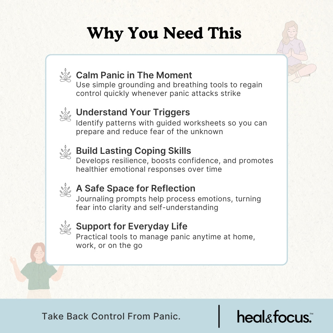 The Ultimate Panic Attack Relief Bundle – Cards & Worksheets for Calm, Control & Confidence
