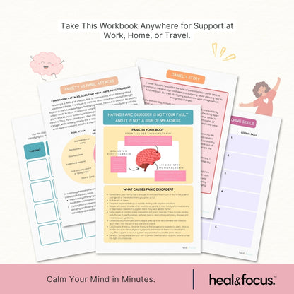 Panic Attack Relief Worksheets – Regain Calm, Control & Confidence