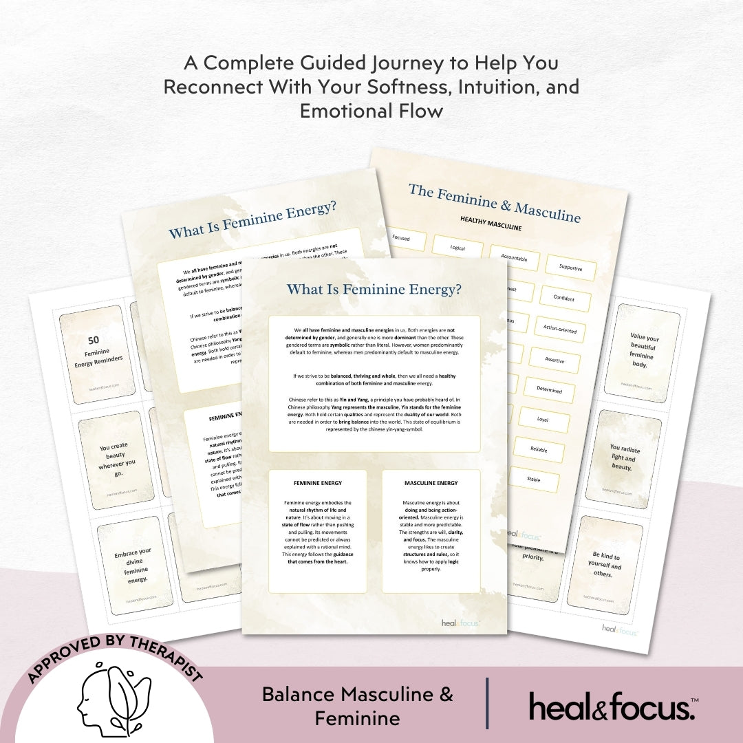 Feminine Energy Workbook Bundle – Unlock Your Divine Feminine Flow
