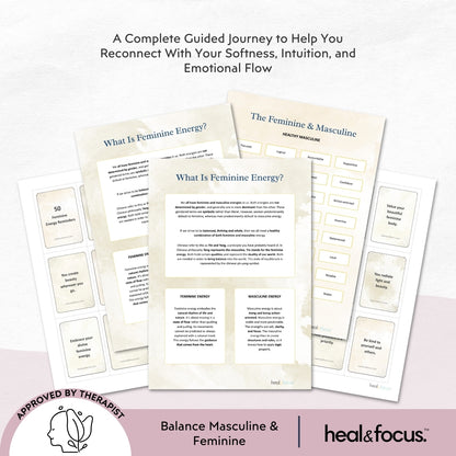 Feminine Energy Workbook Bundle – Unlock Your Divine Feminine Flow