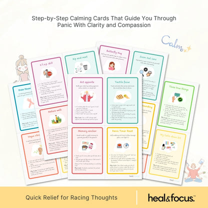 Panic Attack Relief Card – Calm Your Mind in Minutes