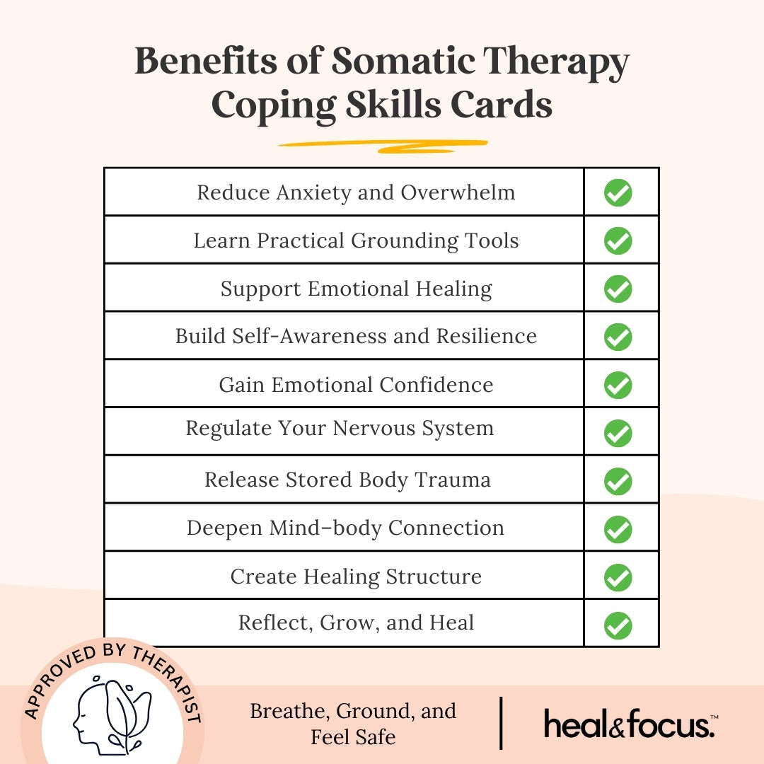 The Ultimate Somatic Therapy Workbook — Reset Anxiety, Heal Body & Mind with Grounding Tools