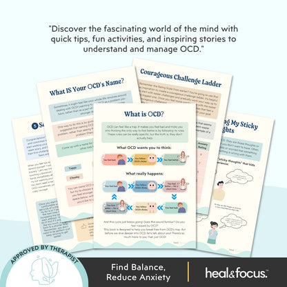 OCD Management Workbook – Therapy Tools & Coping Skills