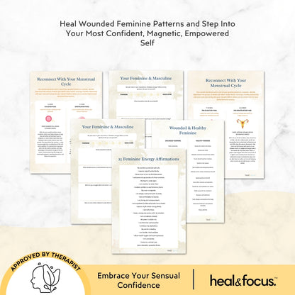 Feminine Energy Workbook Bundle – Unlock Your Divine Feminine Flow