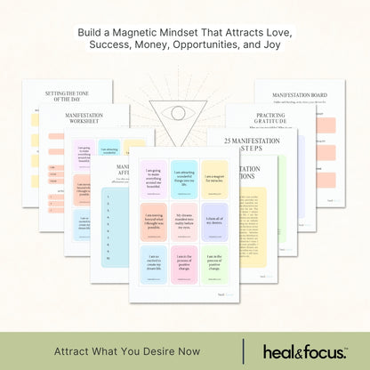 Manifestation Workbook Bundle – Align Your Thoughts, Energy & Actions