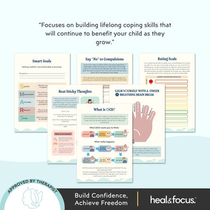 OCD Management Workbook – Therapy Tools & Coping Skills