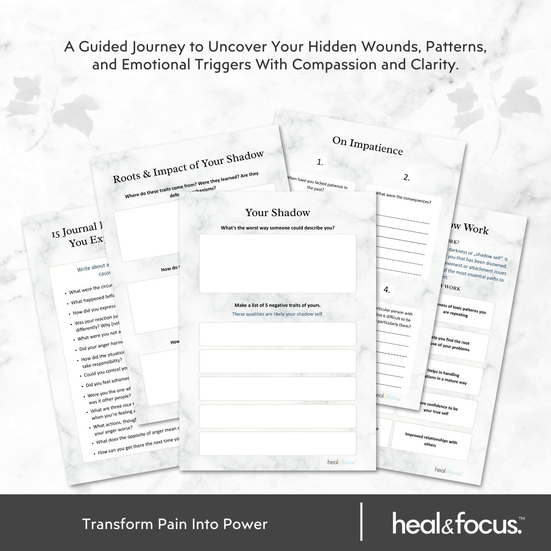 Shadow Workbook Bundle – Understand Your Triggers & Unlock Inner Strength