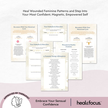 Feminine Energy Workbook Bundle – Unlock Your Divine Feminine Flow